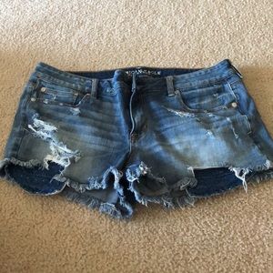 American Eagle super stretch jean shorts